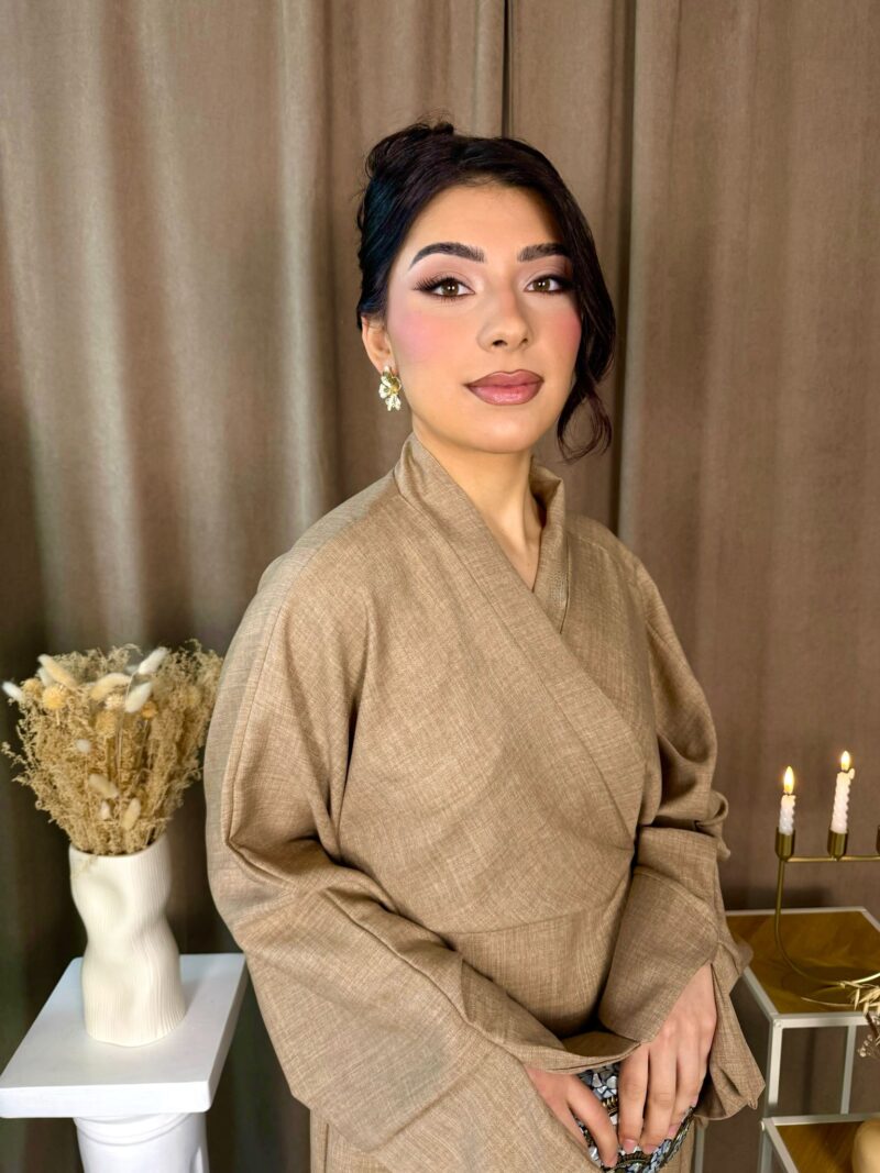 Ensemble Zélia manches longues beige